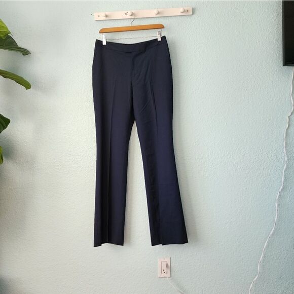 Ellen Tracy 100% wool minimalist elegant career trousers pants - Picture 2 of 14